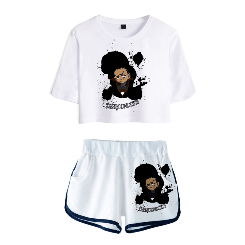 The Boondocks T-Shirt and Shorts Suits - F