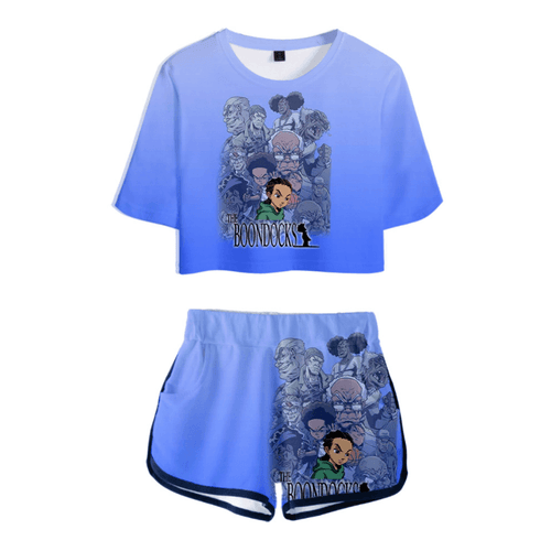 The Boondocks T-Shirt and Shorts Suits - H