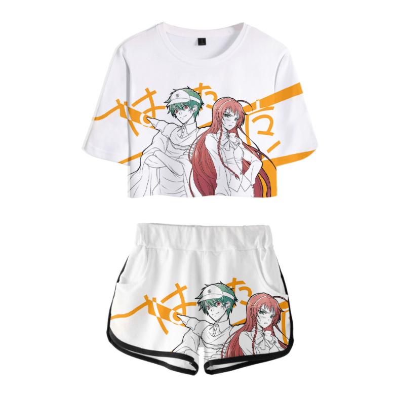 The Devil is a Part-Timer T-Shirt and Shorts Suits