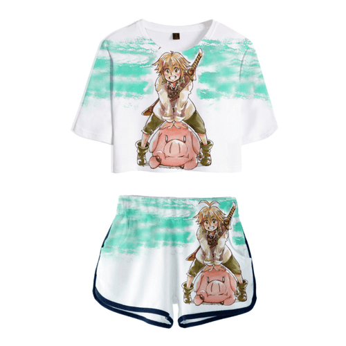 The Seven Deadly Sins T-Shirt and Shorts Suits - D