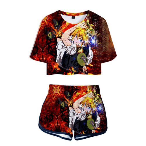 The Seven Deadly Sins T-Shirt and Shorts Suits - G