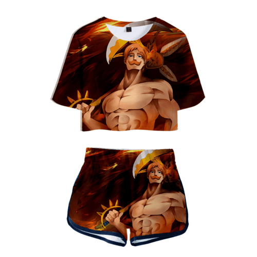 The Seven Deadly Sins T-Shirt and Shorts Suits - O