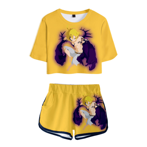 The Seven Deadly Sins T-Shirt and Shorts Suits - R