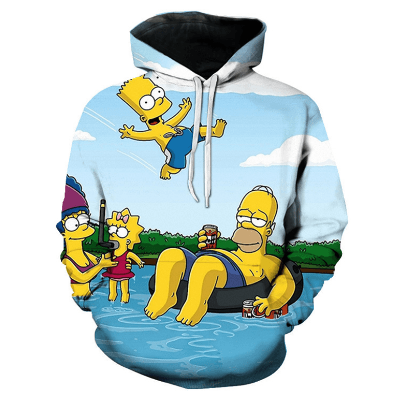 The Simpsons Anime Hoodie - BK