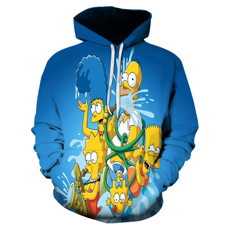 The Simpsons Anime Hoodie - BY