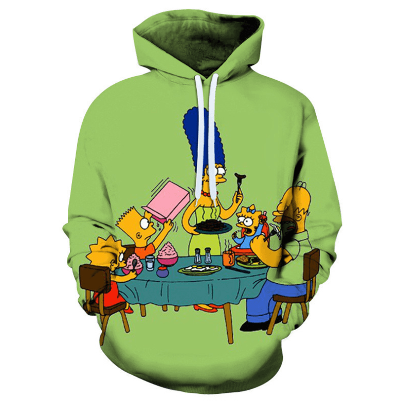 The Simpsons Anime Hoodie - E