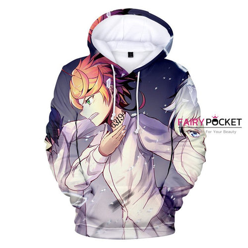 The Promised Neverland Emma, Norman & Ray Hoodie - B