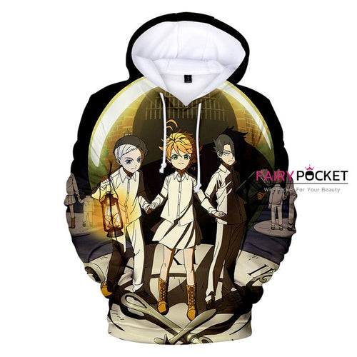 The Promised Neverland Emma, Norman & Ray Hoodie - D