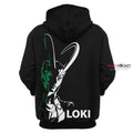 Thor Loki Odinson Black Hoodie