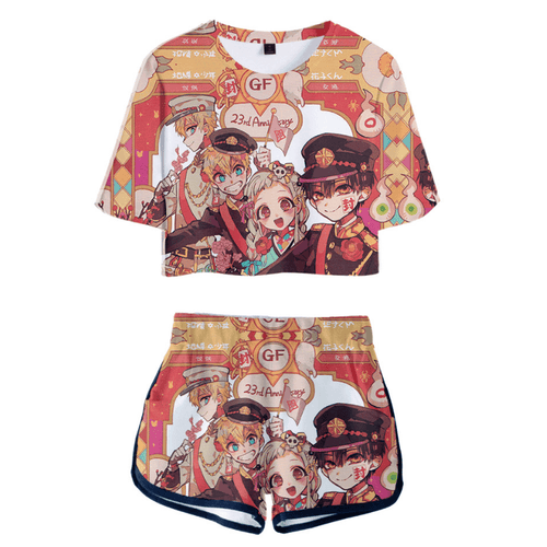 Toilet-bound Hanako-kun T-Shirt and Shorts Suits - G