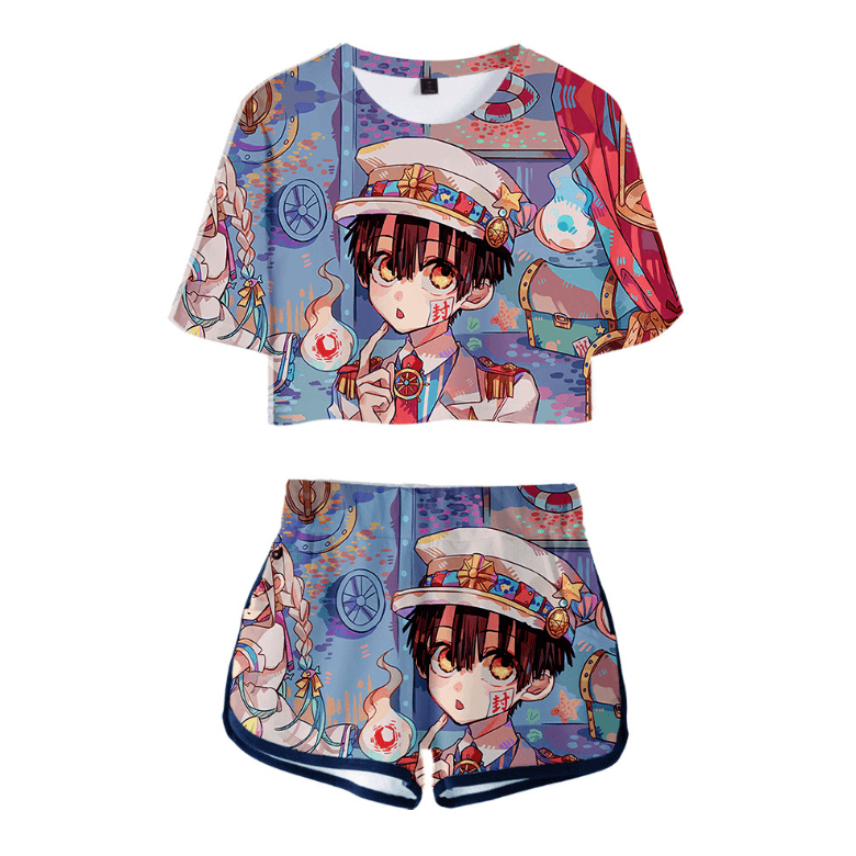 Toilet-bound Hanako-kun T-Shirt and Shorts Suits - N