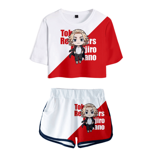 Tokyo Revengers T-Shirt and Shorts Suits - M