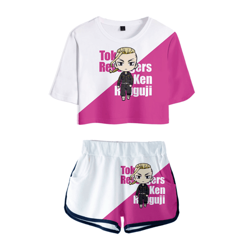 Tokyo Revengers T-Shirt and Shorts Suits - R