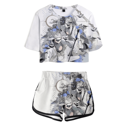 Visual Prison Anime T-Shirt and Shorts Suit