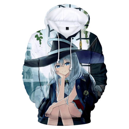 Wandering Witch: The Journey of Elaina Anime Hoodie - B