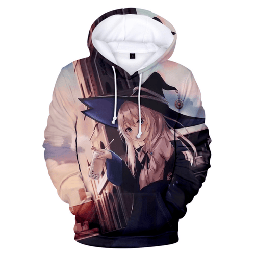 Wandering Witch: The Journey of Elaina Anime Hoodie - D