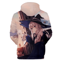 Wandering Witch: The Journey of Elaina Anime Hoodie - D