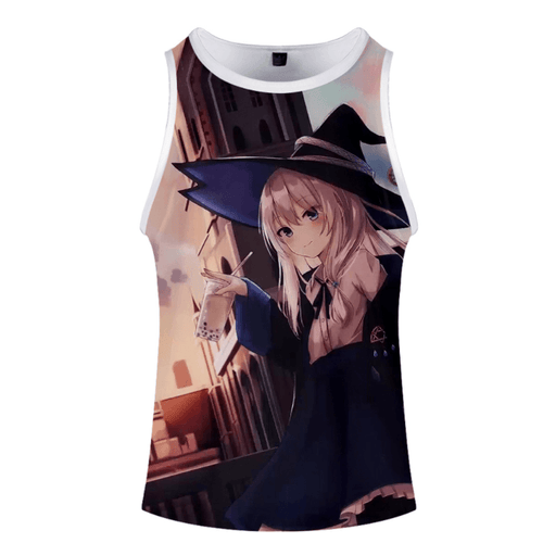 Wandering Witch The Journey of Elaina Anime Tank Top - C