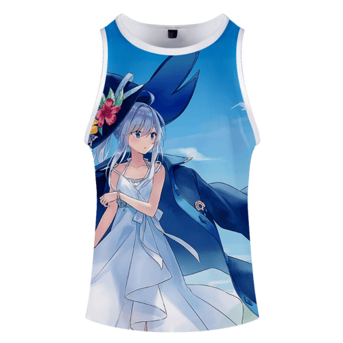 Wandering Witch The Journey of Elaina Anime Tank Top - D