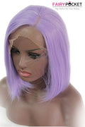 Lavender Purple Short Bob Lace Front Wig